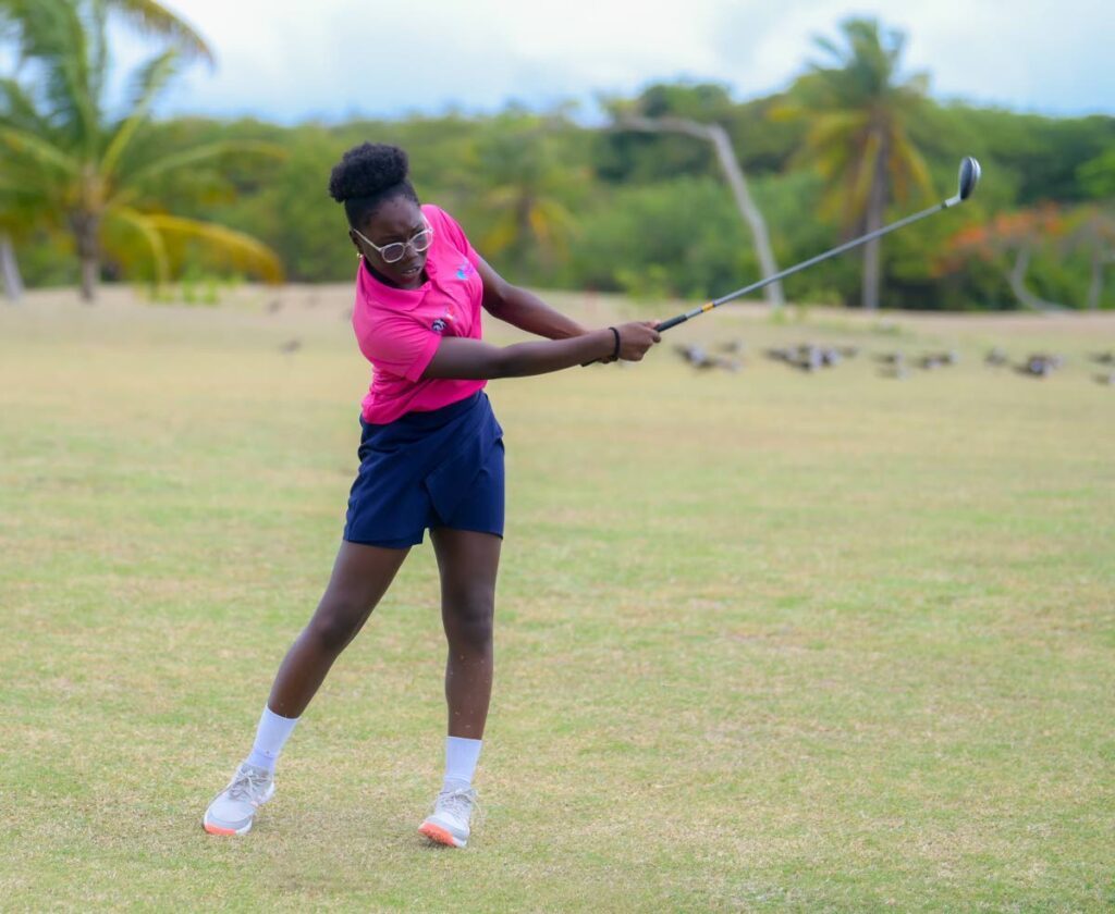 Kiayah Marson won the juniors nine-hole category. PHOTO BY CASWELL GORDON - CASWELL GORDON