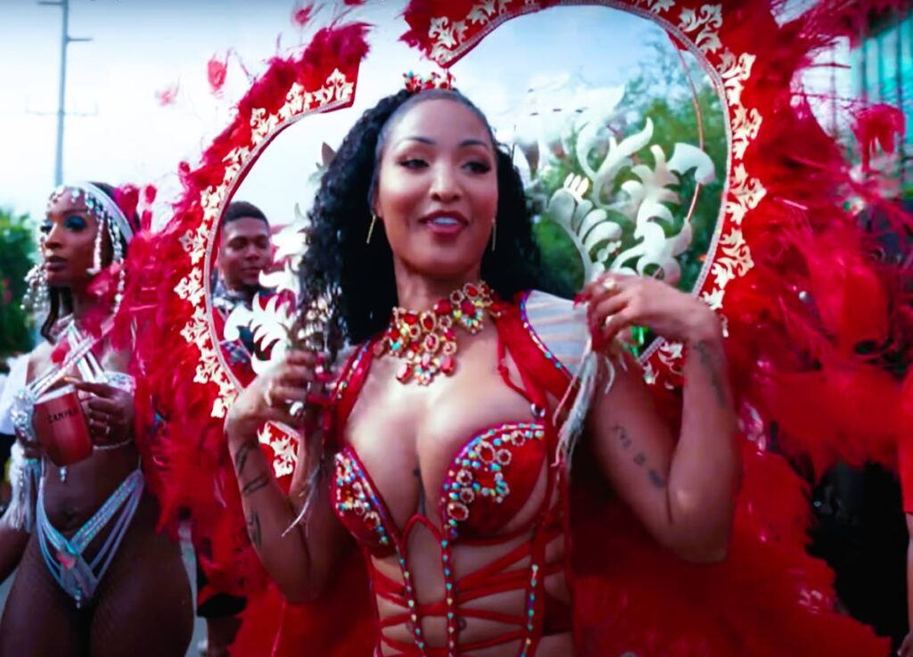 Shenseea performing at Xodus Carnival in Jamaica. - Photo courtesy Overtime Media