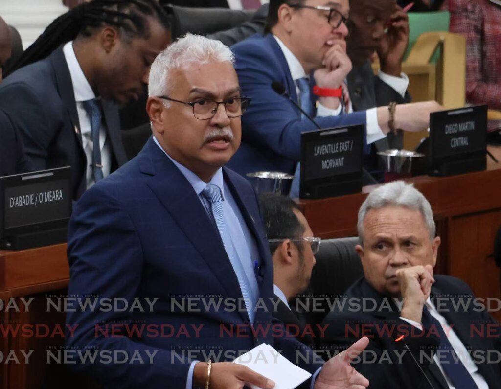 Health Minister Terrence Deyalsingh at a sitting of the House of Representatives in Parliament, Port of Spain on June 28. - Photo by Roger Jacob 