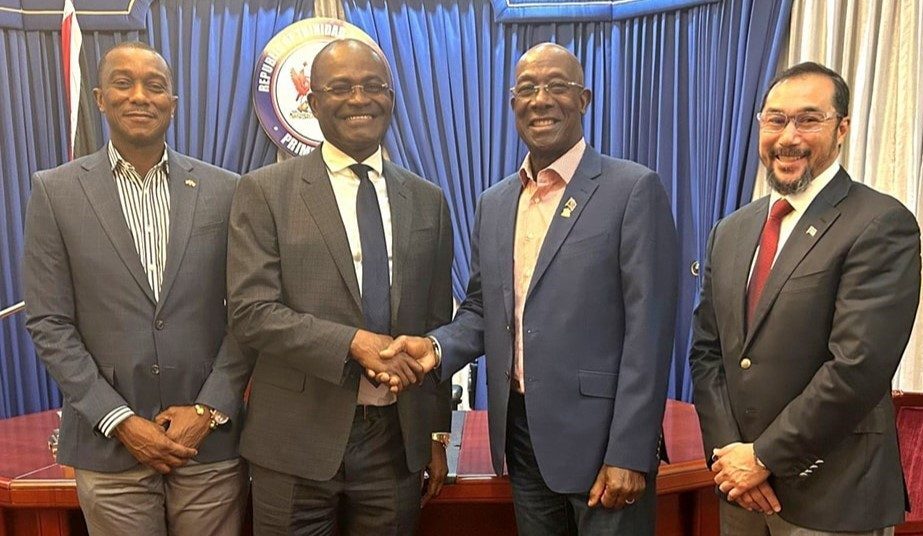 Prime Minister Dr Keith Rowley met with a Ghanaian business delegation on June 3. - Photo courtesy OPM