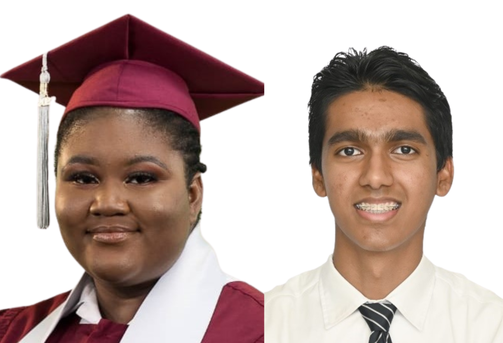 Dominique Henry and Reginald Mohammed will represent Trinidad and Tobago at the 2024 National Youth Science Camp (NYSCamp) in West Virginia, US. -