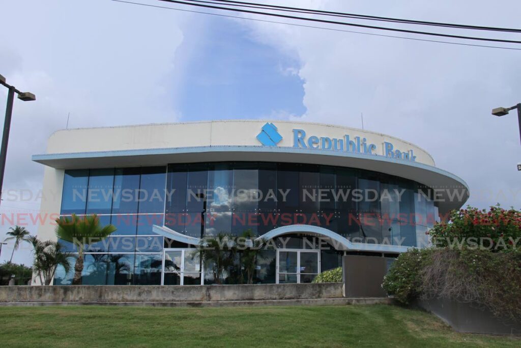 Republic Bank is among one of the five assets held by the National Investment Fund. - File photo by Ayanna Kinsale 