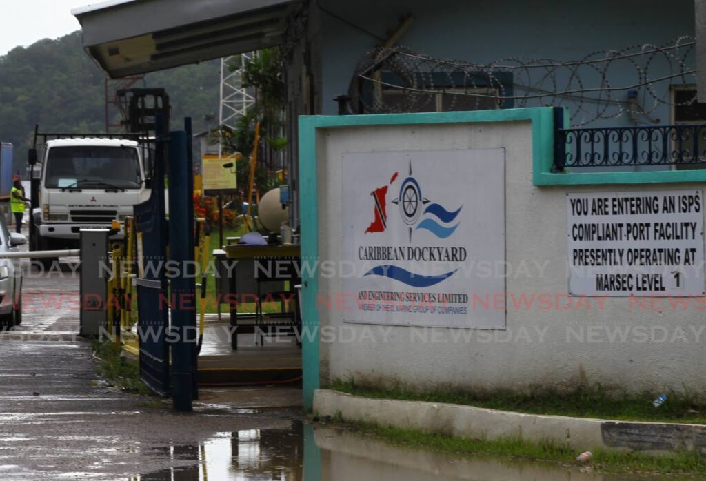 The entrance to the Chaguaramas compound of Caridoc. - File photo by Roger Jacob