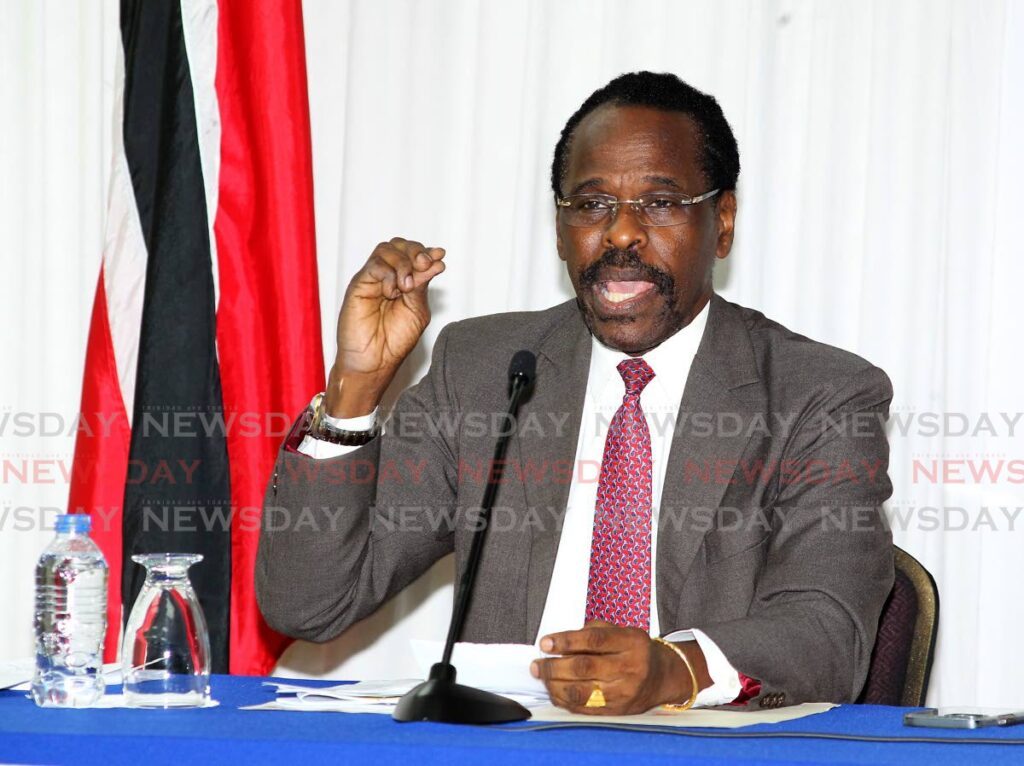 National Security Minister Fitzgerald Hinds - Photo by Roger Jacob 