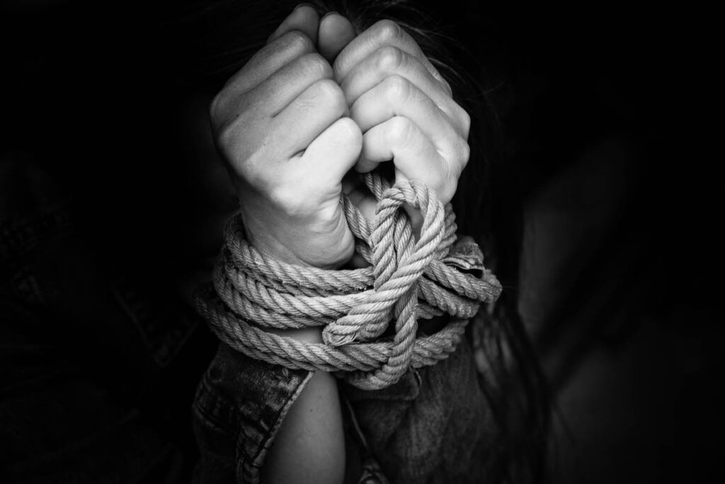 Human trafficking. -
Photo courtesy charitynavigator.org