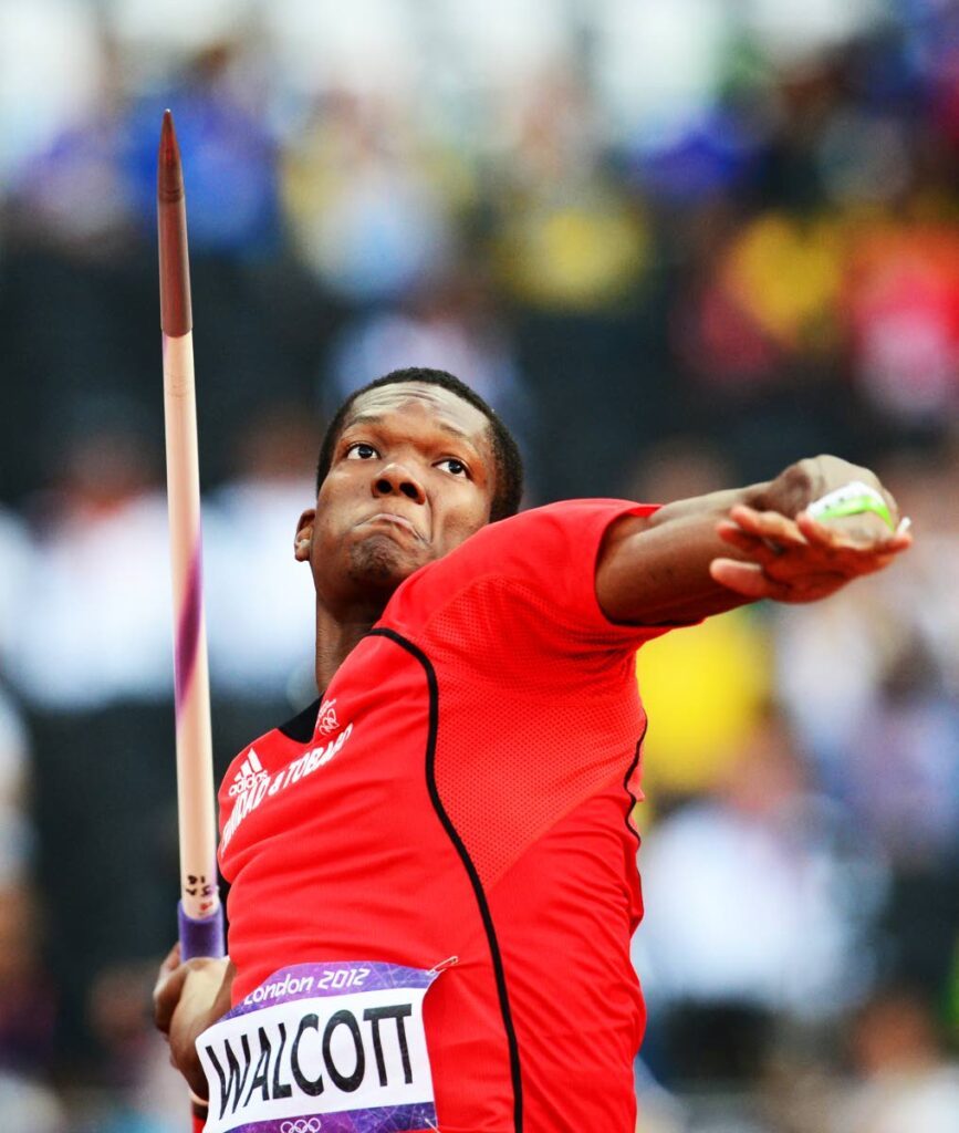 FLASHBACK: Trinidad and Tobago's Keshorn Walcott competes to win the gold medal in the men's javelin throw final at the London  Olympic Games on August 11, 2012 in London. - 