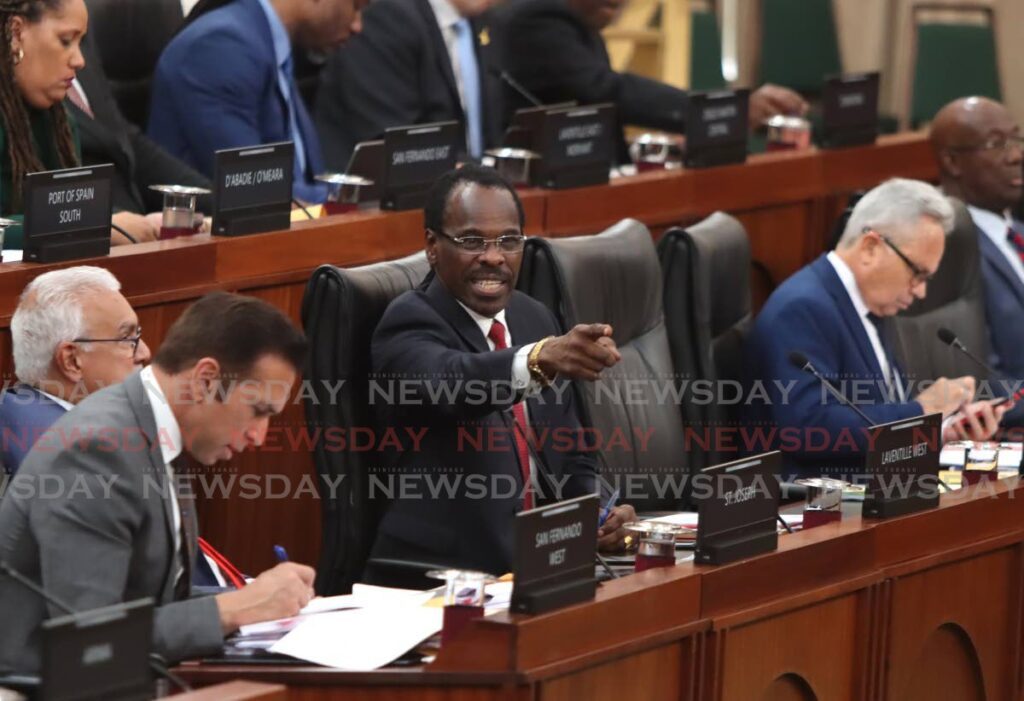 National Security Minister Fitzgerald Hinds  -  