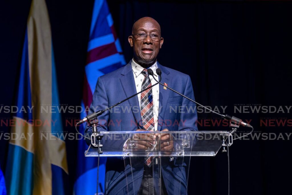 Prime Minister Dr Rowley - Photo by Jeff K. Mayers