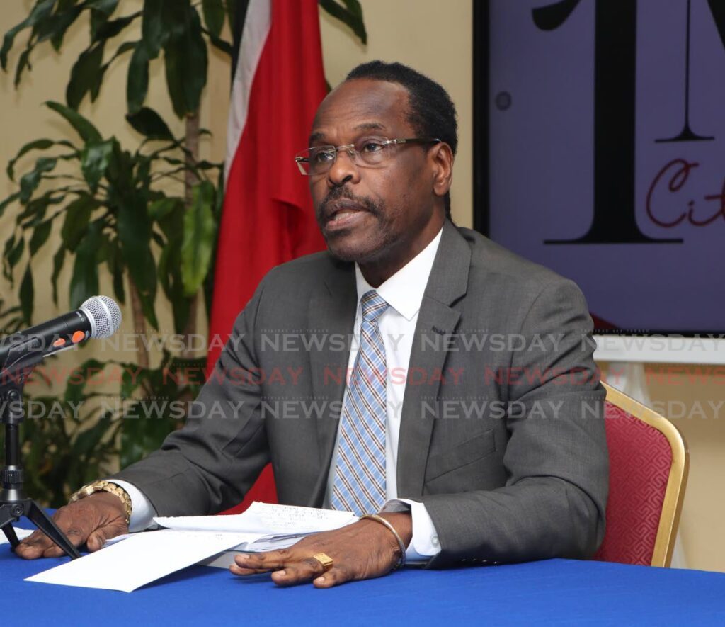 National Security Minister Fitzgerald Hinds - Photo by Angelo Marcelle