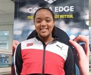 Trinidad and Tobago swimmer Zuri Ferguson. - 