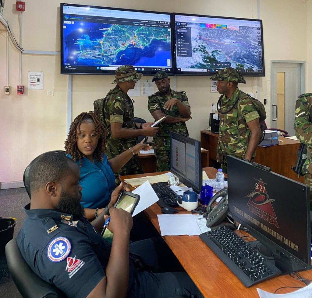 TEMA, Defence Force help roof repairs after Hurricane Beryl - Trinidad ...