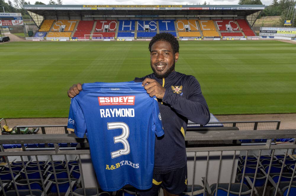 TT defender Andre Raymond penned a two-year deal with Scottish top flight club St Johnstone FC.  - Courtesy St Johnstone FC