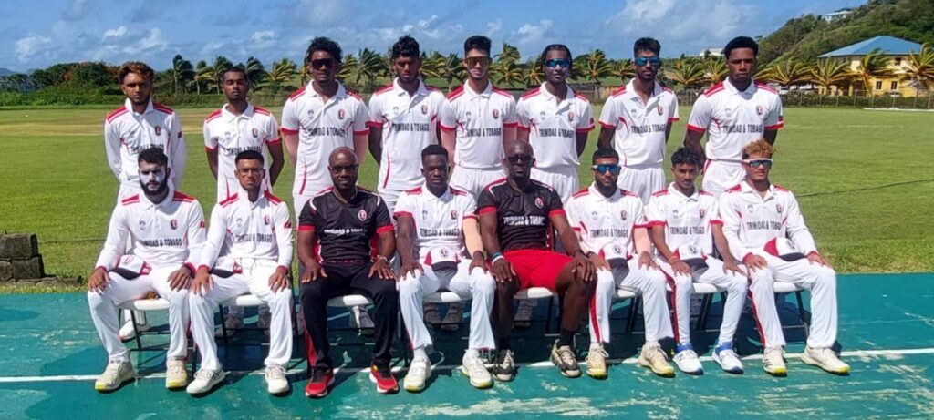 TT's men's under-19 cricket team. - Photo courtesy TTCB