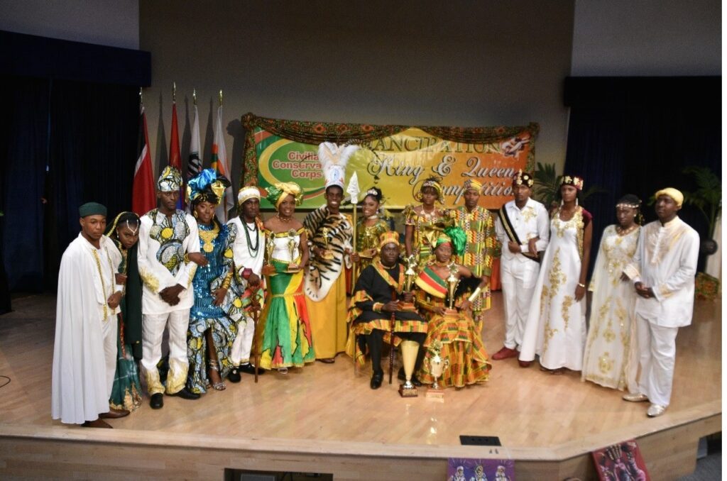 Participants of the Civilian Conservation Corps Emancipation King and Queen Competition. - 