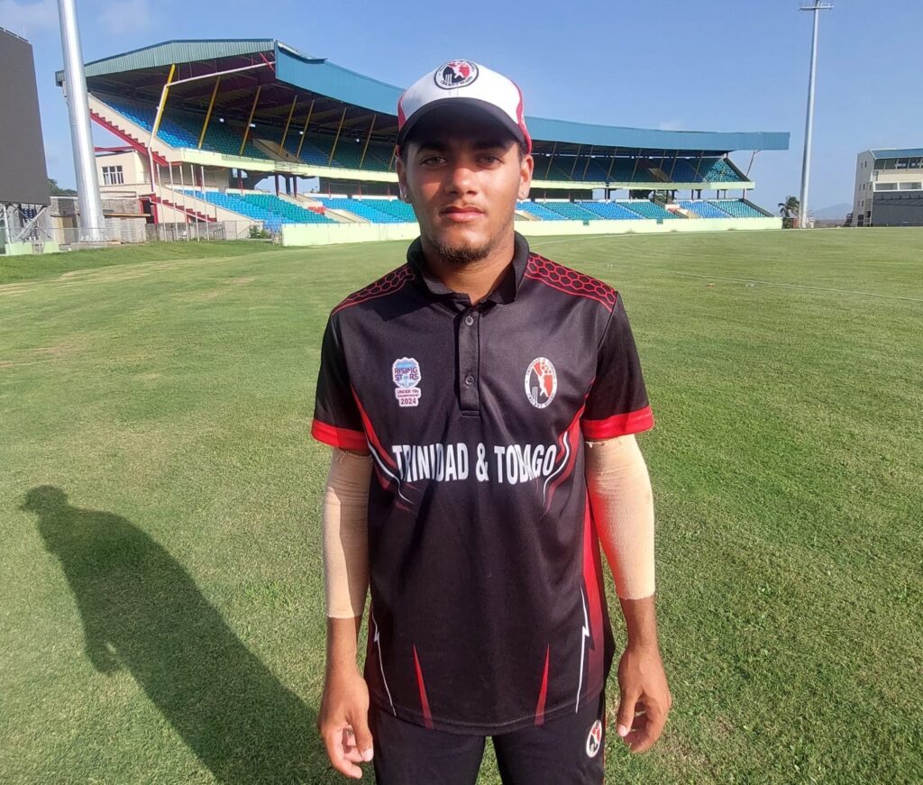 TT under-19 men's cricketer Joshua Davis.  - 