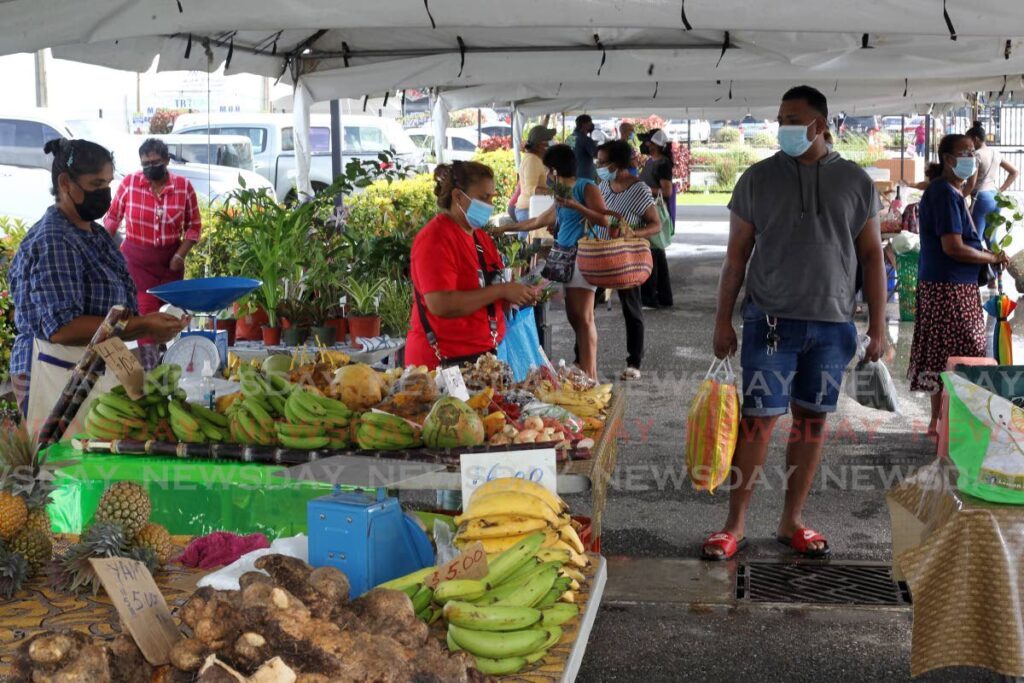 The Queen's Park Savannah Farmer's Market. - File photo by Roger Jacob