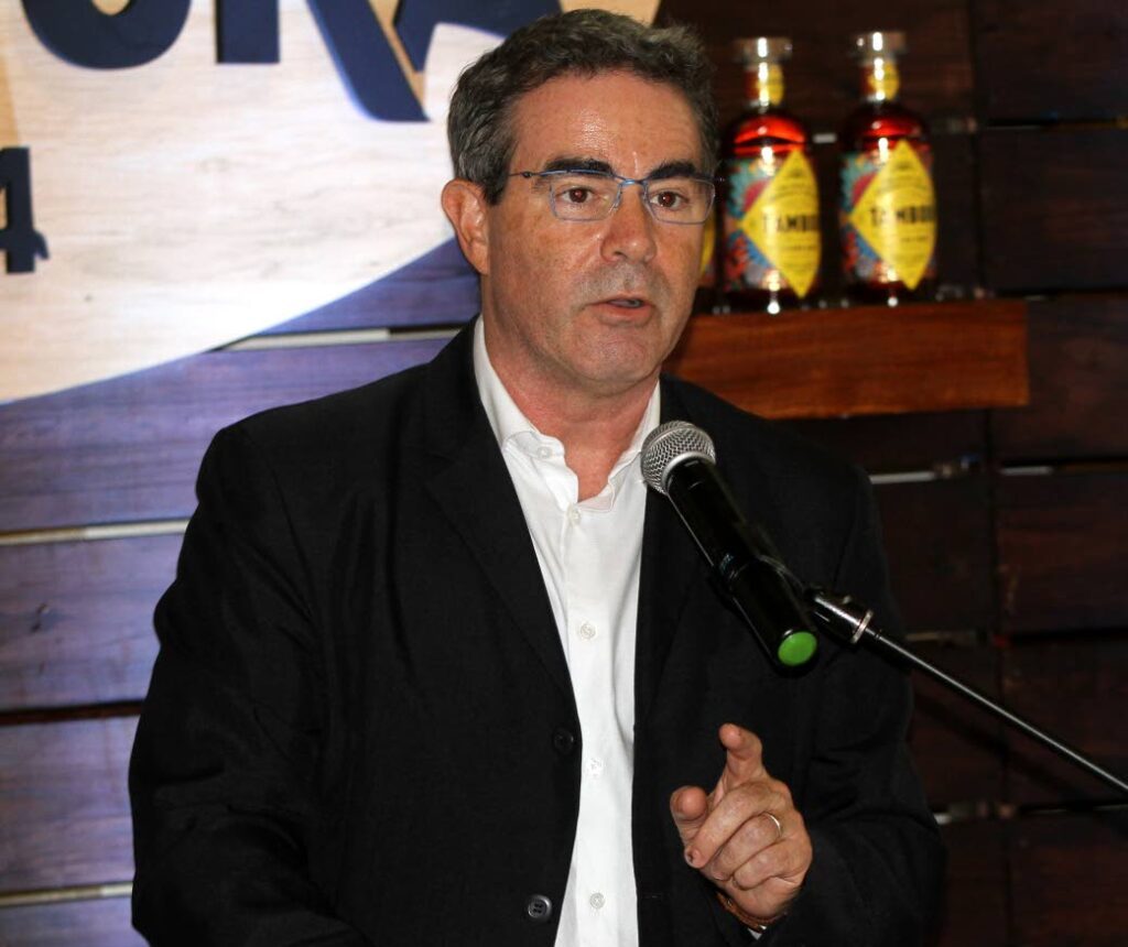 Angostura CEO Laurent Schun. - File photo by Angelo Marcelle