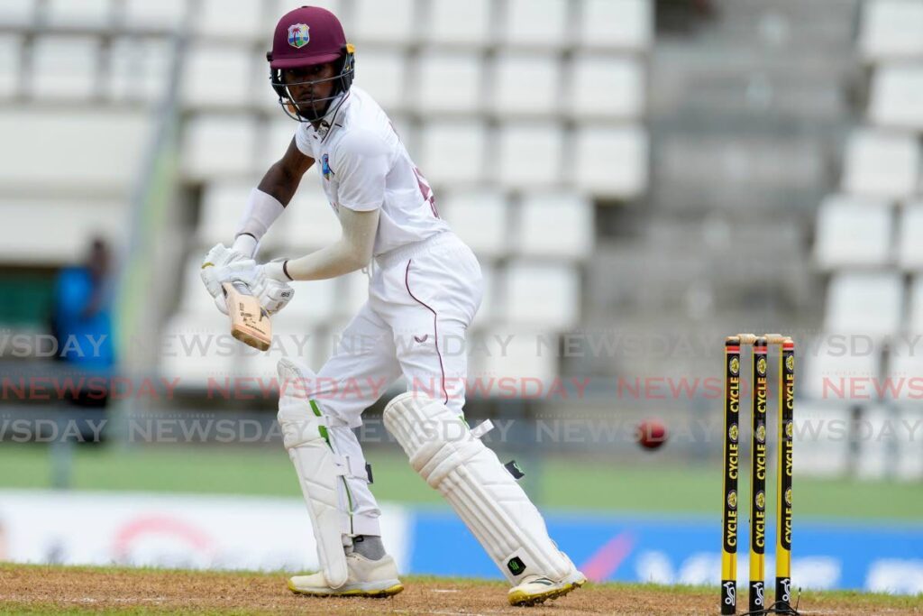 West Indies batsman Alick Athanaze. - AP/FILE PHOTO