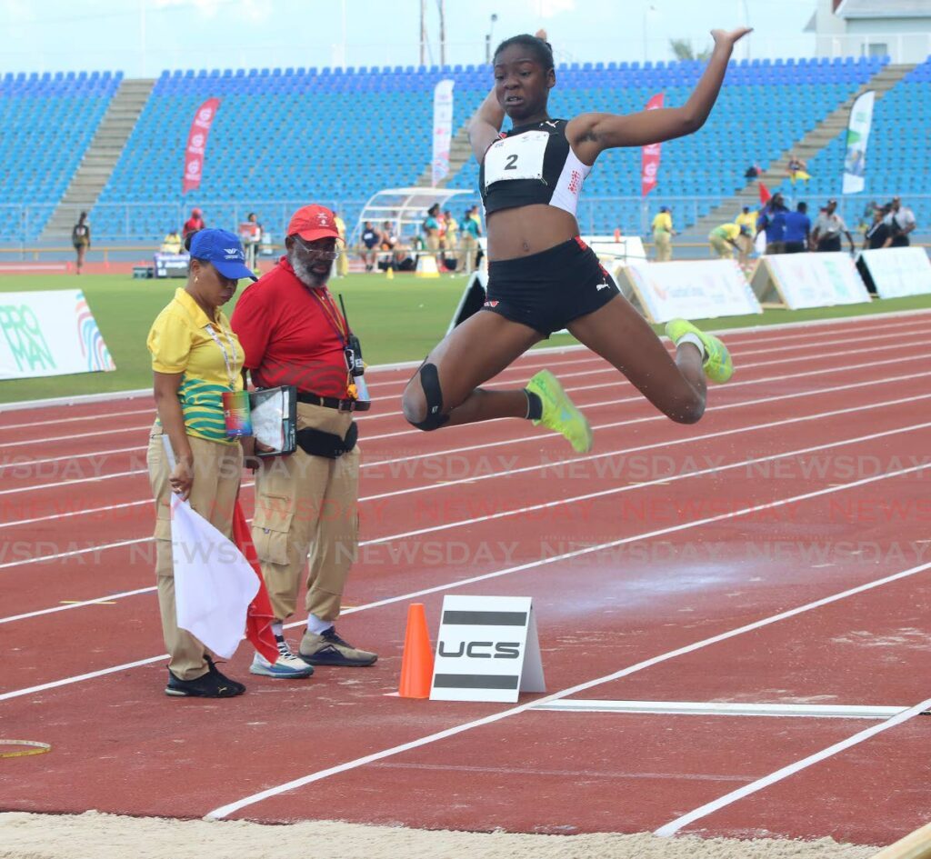 Trinidad and Tobago long jumper Janae De Gannes.  - File photo by Angelo Marcelle