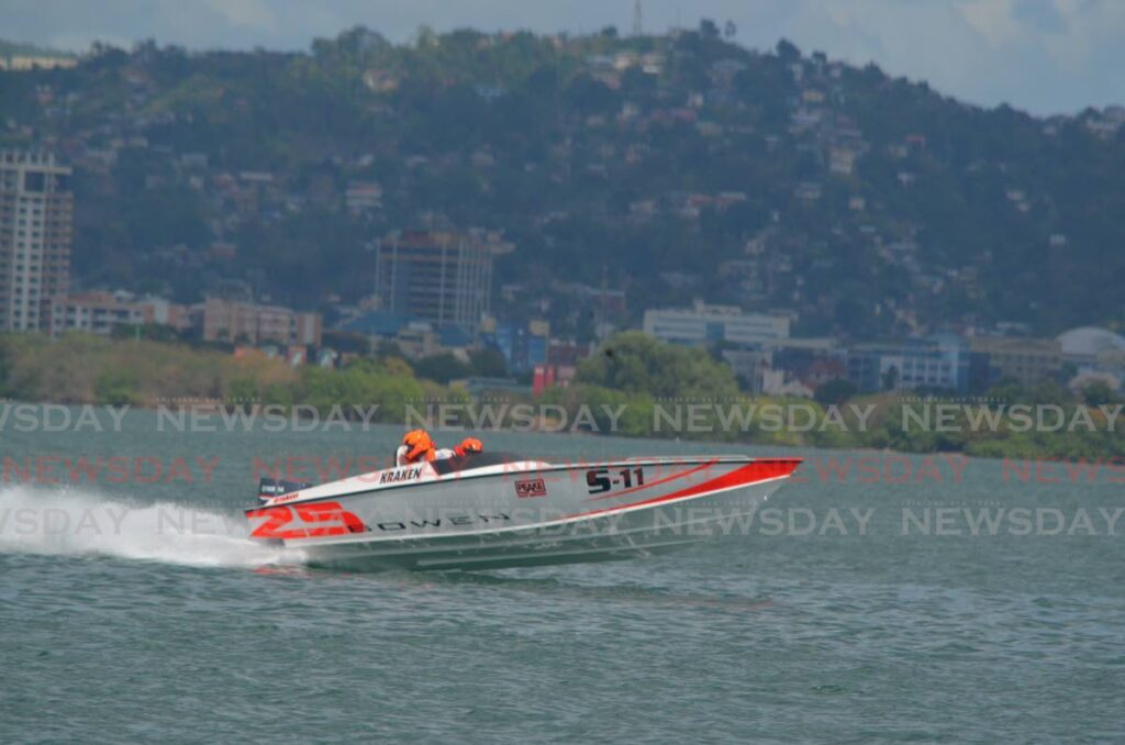 Kraken competes in the Spec Class at the National Championship Series at the TT Yacht Club, Glencoe.  - File photo by Ronald Daniel