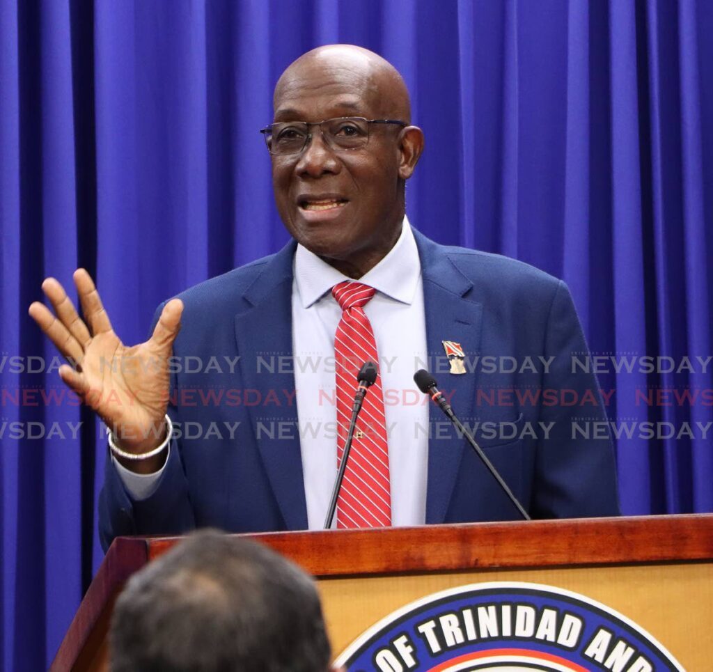 Prime Minister Dr Rowley - Angelo Marcelle