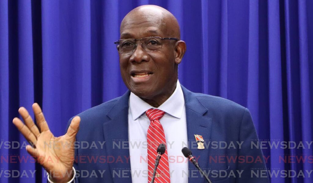 Prime Minister Dr Keith Rowley. - File photo by Angelo Marcelle