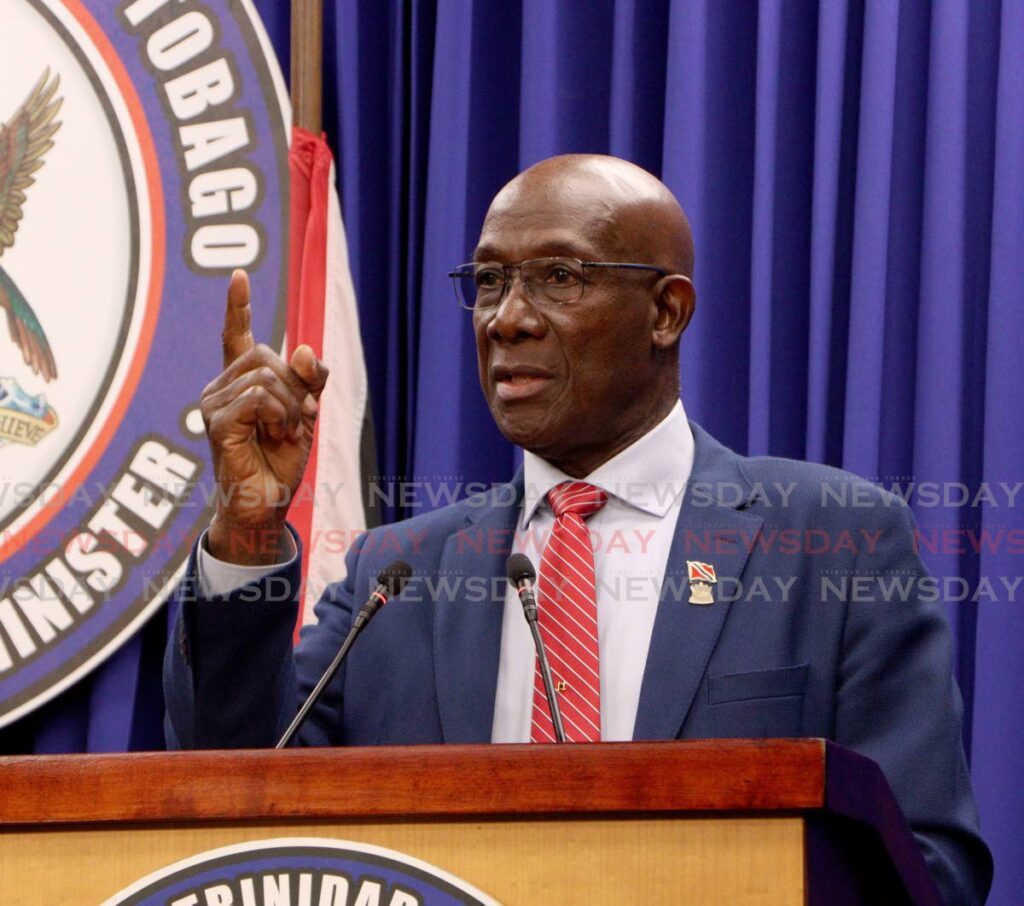 Prime Minister Keith Rowley - 