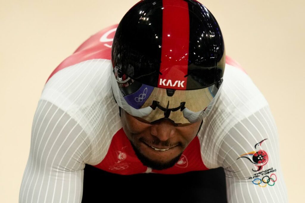 Nicholas Paul of Trinidad And Tobago competes during the men's sprint event, at the Paris Olympics, on August 7, 2024, in Paris, France. - AP PHOTO