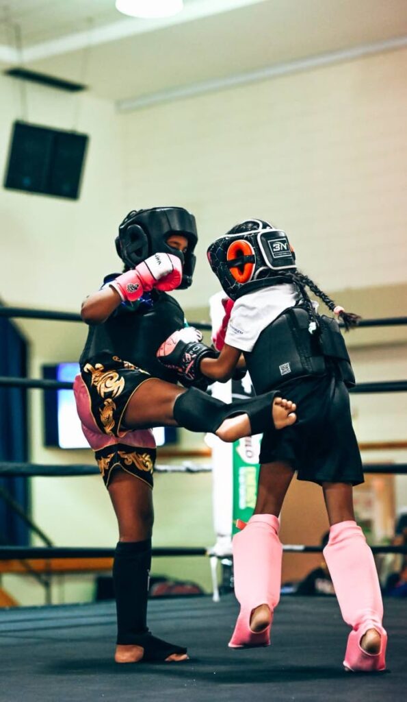 Kickboxing action at the first annual TKB tournament. - Photo courtesy TKB- 