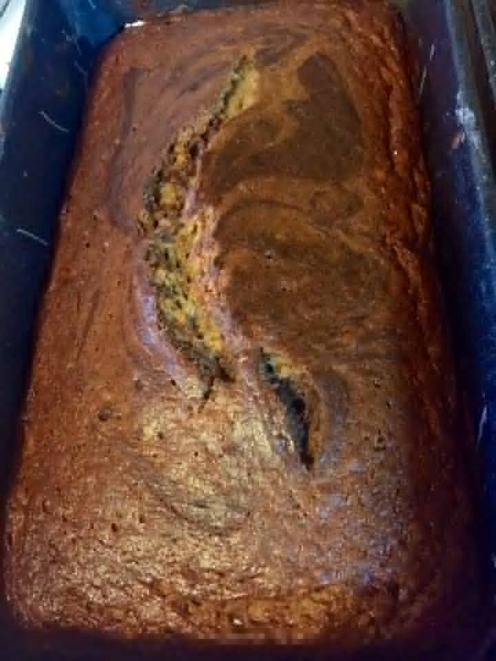 Cocoa swirl banana bread - Wendy Rahamut