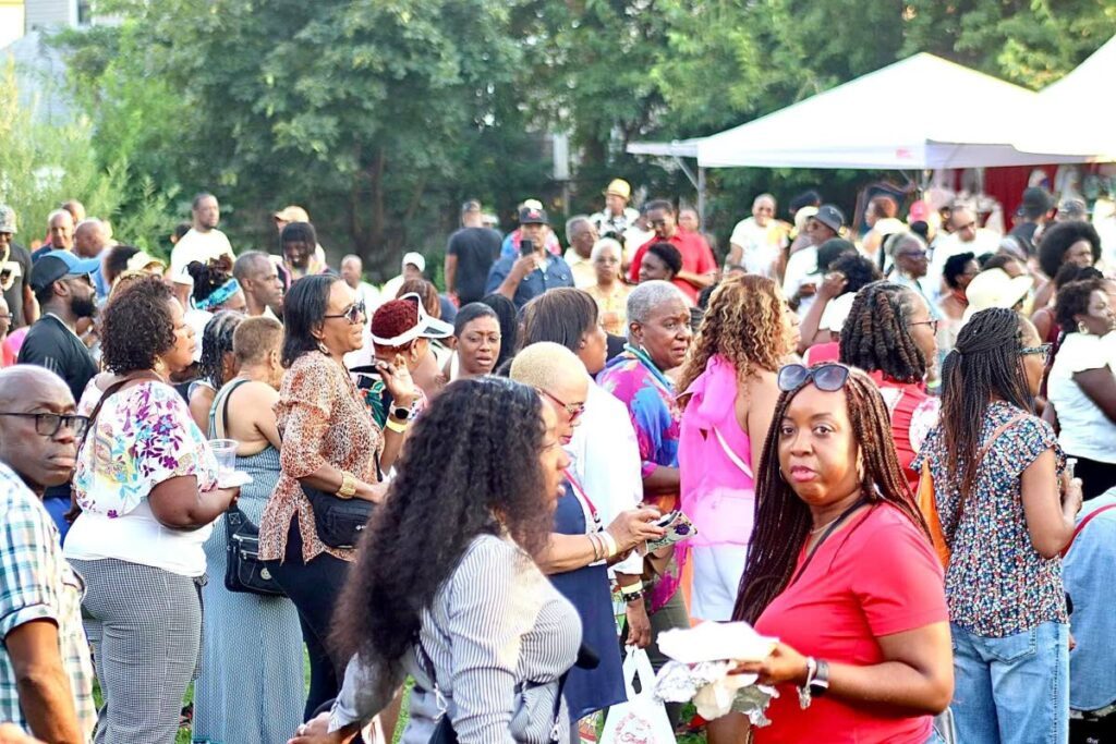 Patrons enjoying the vibes at Tobago Day. - 