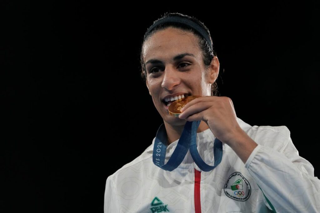 Gold medalist Algeria's Imane Khelif. - AP PHOTO