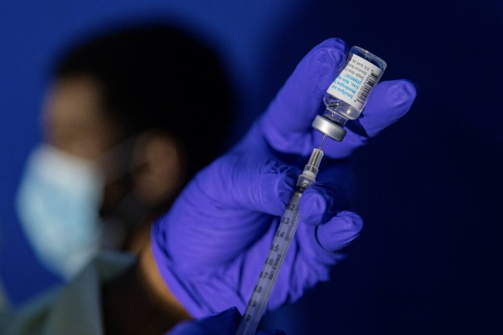 In this 2022 file photo, a nurse prepares a syringe with the mpox vaccine before inoculating a patient at a vaccinations site in the Brooklyn borough of New York.  - AP PHOTO