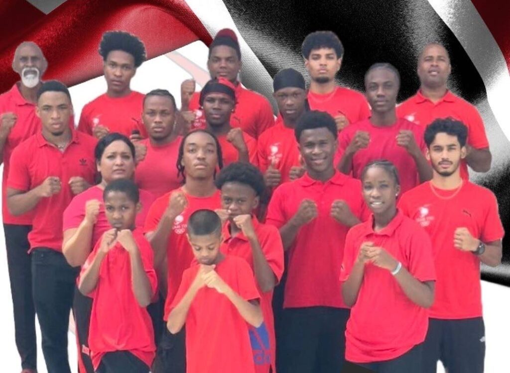 Trinidad and Tobago's boxing contingent. - 