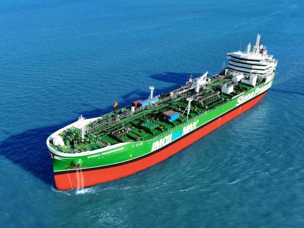 Proman's methanol vessel Stena Prosperous.
Photo courtesy Proman - 