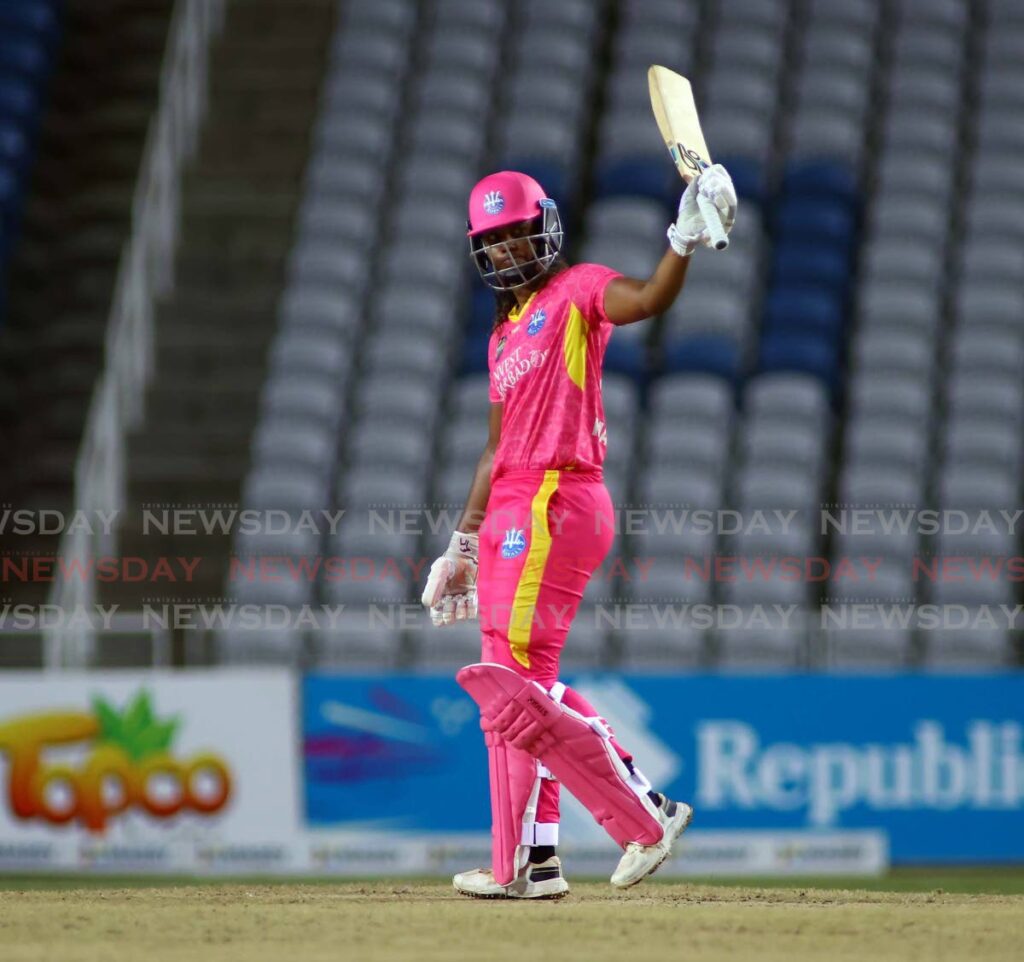 Barbados Royals captain Hayley Matthews. - Photo by Lincoln Holder 