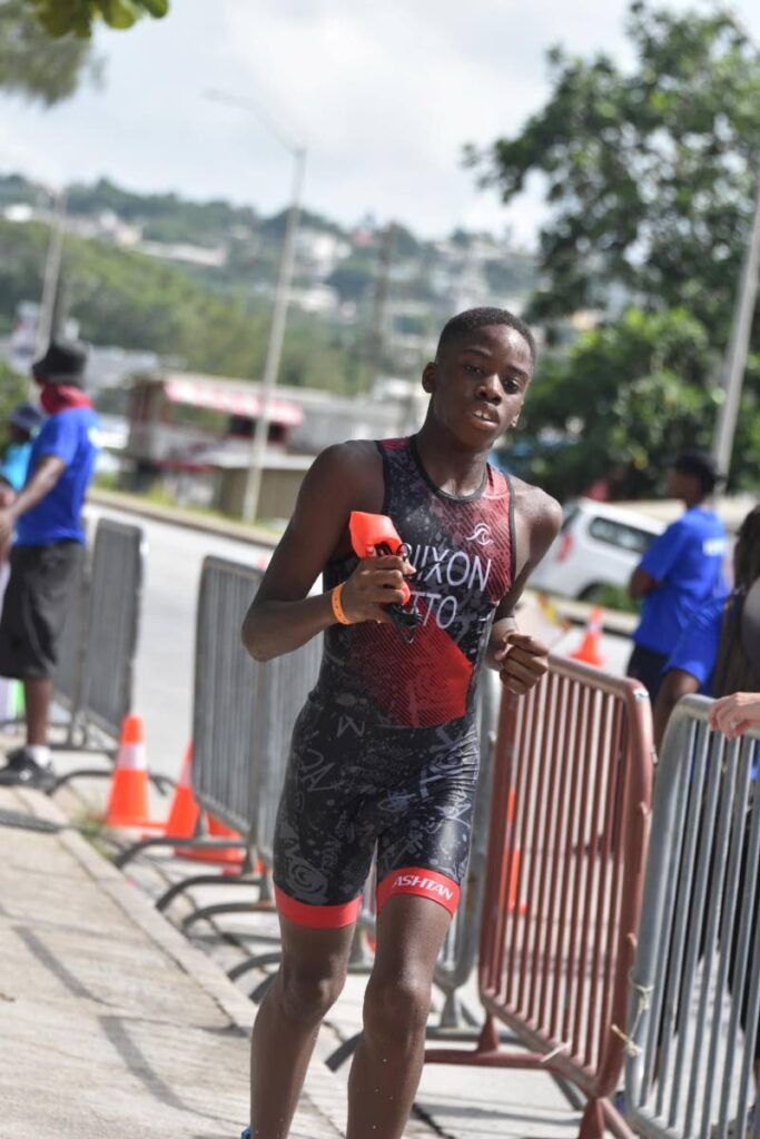 TT athlete Aiden Nixon. - Photo courtesy Barbados Federation of Island Triathletes' Facebook page