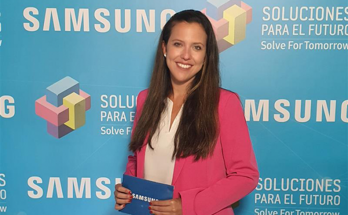 Samsung corporate citizenship manager Maria Hernandez. - Photo courtesy Samsung Newsroom