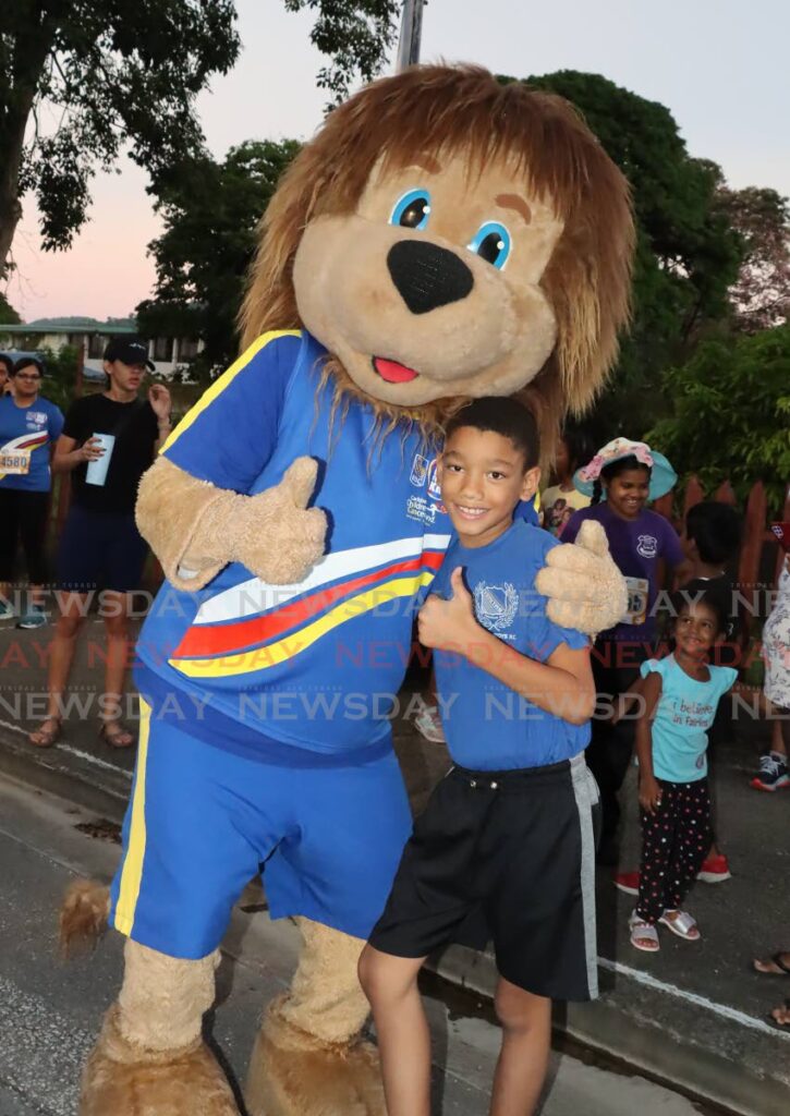 A thumbs-up for the RBC Race for the Kids event. - Photo by Roger Jacob 