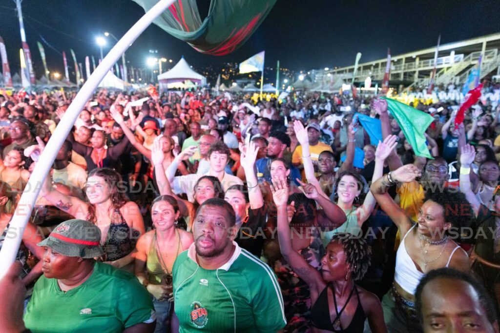 A section of the crowd at 2024 Army Fete at Queen's Park Savannah, Port of Spain. - File photo by Jeff K Mayers