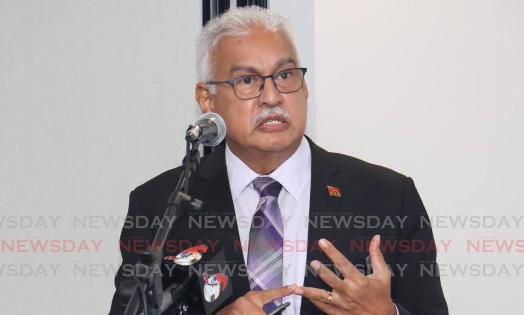 Health Minister Terrence Deyalsingh. - File photo