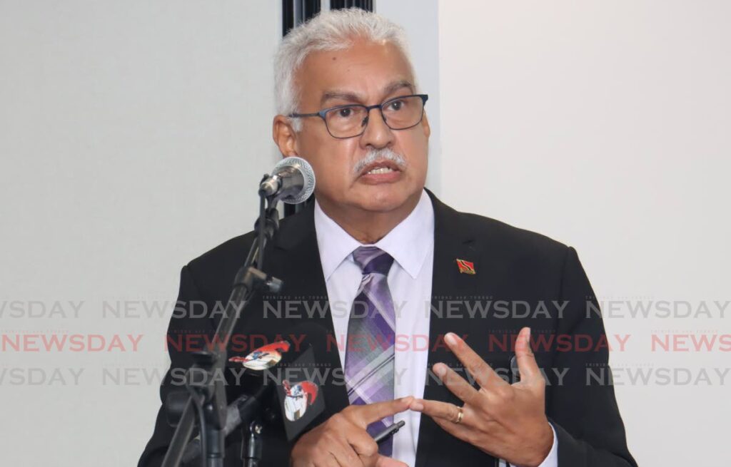 Minister of Health Terrence Deyalsingh. -File photo by Faith Ayoung