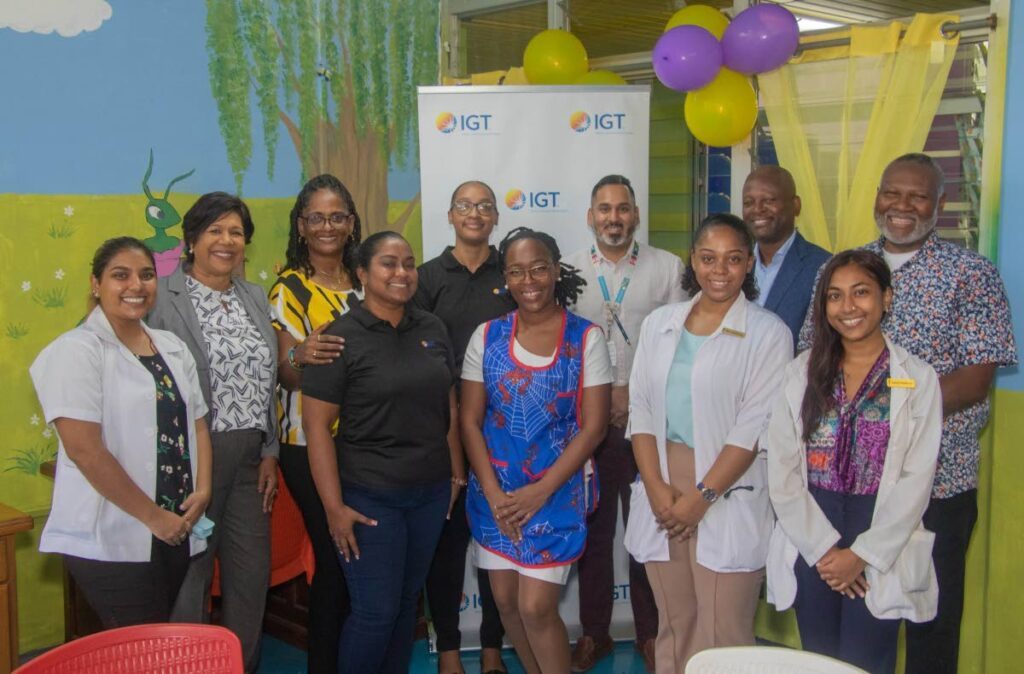 Marking the moment with all smiles and a group shot are representatives from the Paediatric Specialty Unit, The Just Because Foundation and IGT at Mt. Hope Hospital on the occasion of IGT’s third donation to the Just Because Foundation. - 