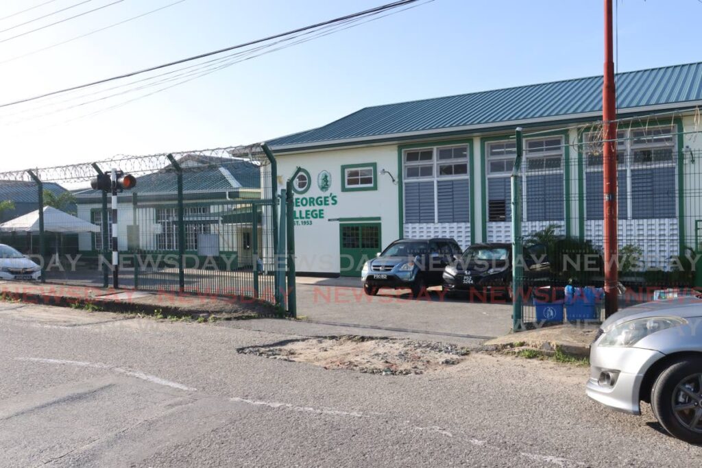 St George’s College, Tenth Street, Barataria. - File photo by Faith Ayoung