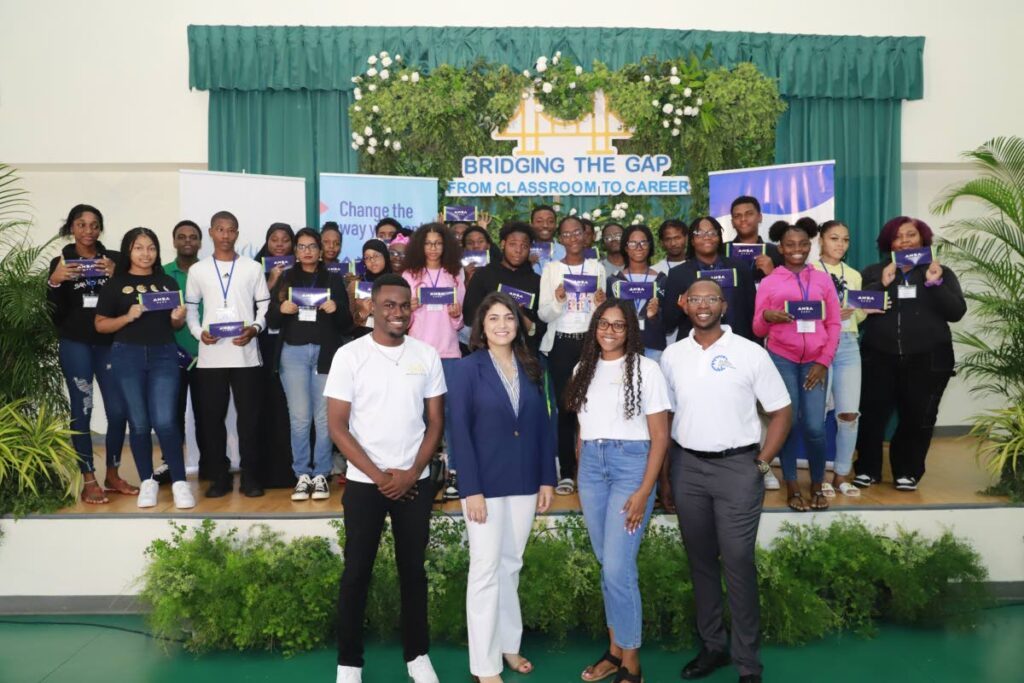 The participants of  Bridging the Gap: From Classroom to Career Initiative with sponsors  at the St James Youth Facility. - 