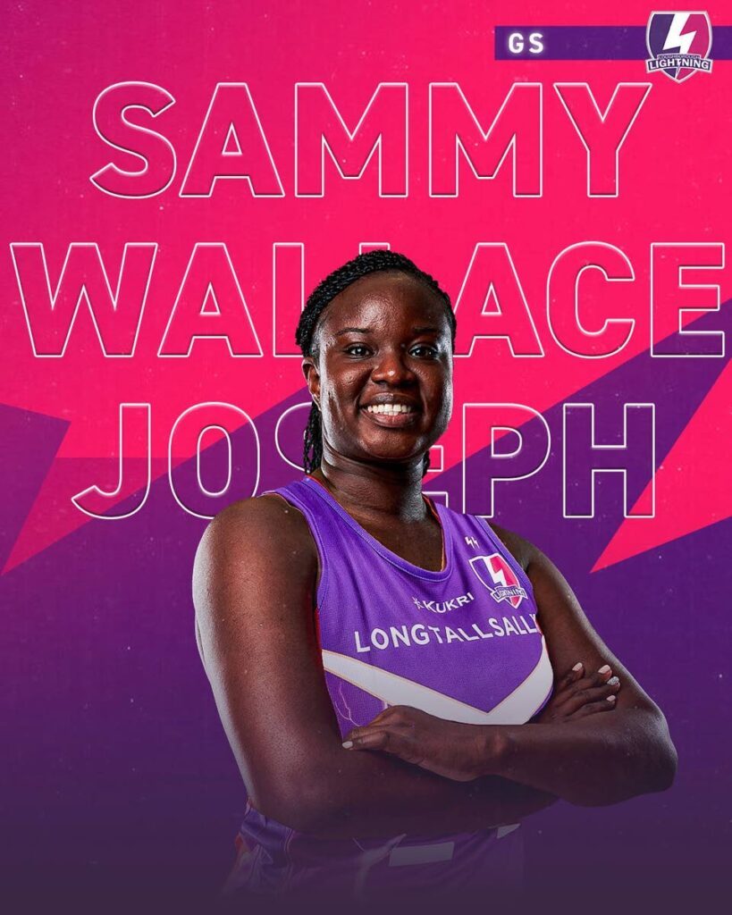 Netballer Samantha Wallace-Joseph will represent Louborough Lightning for the 2025 season. - Courtesy Louborough Lightning