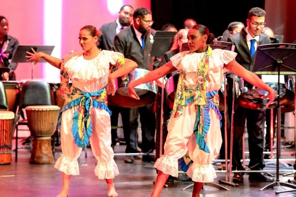 Members of UWI Arts Steel and UWI Arts Dance in an earlier performance.  - 