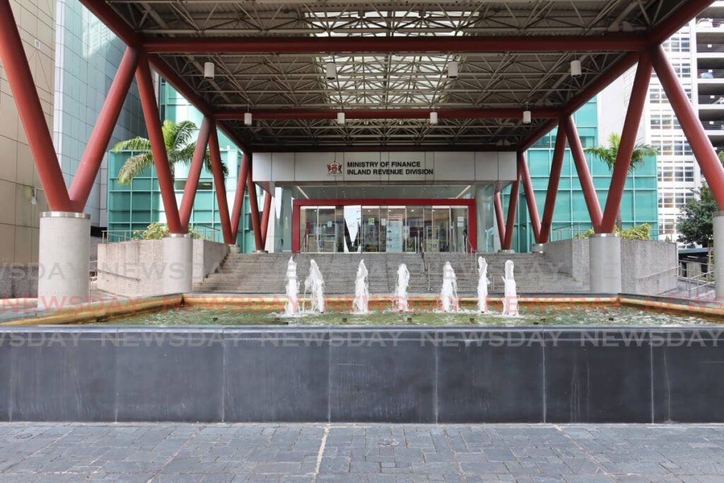 The Ministry of Finance Inland Revenue Division building on Wrightson Road, Port of Spain. FILE PHOTO - Faith Ayoung