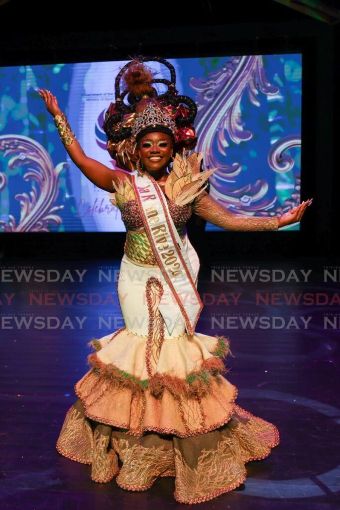 Tobago's Rachel Questelles is the winner of Miss La Reine Rive competition. Questelles represented the Encore Dance Theatre at the Prime Minister's Best Village Trophy Competition on September 7 at the National Academy for Performing Arts (NAPA), Port of Spain. - Photo by Daniel Prentice