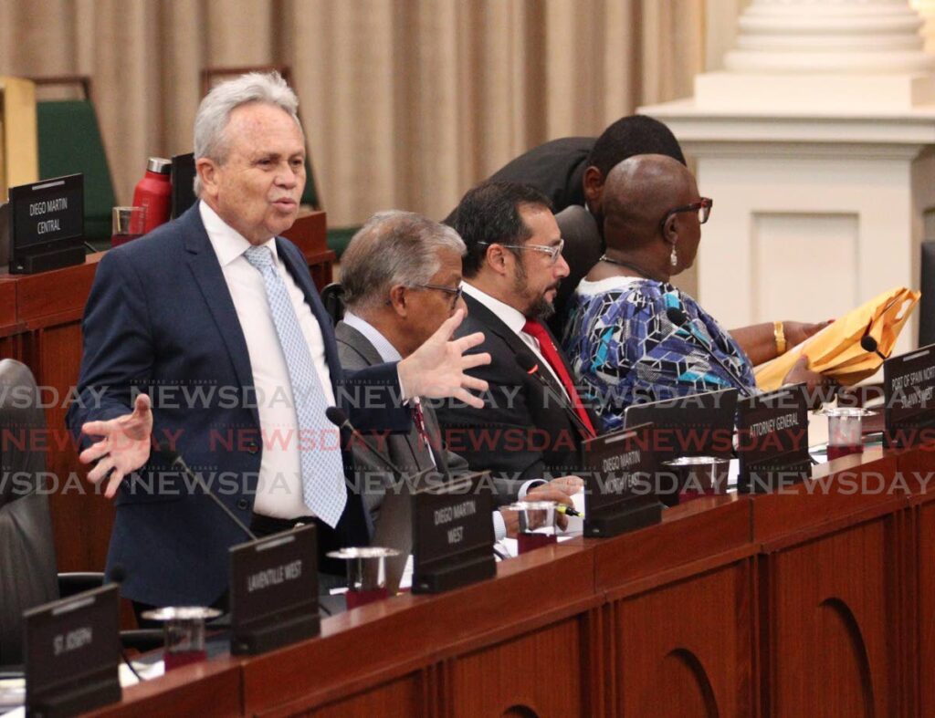 Minister of Finance Colm Imbert speaks during the sitting of the House of Representatives on September 13. FILE PHOTO - Angelo Marcelle